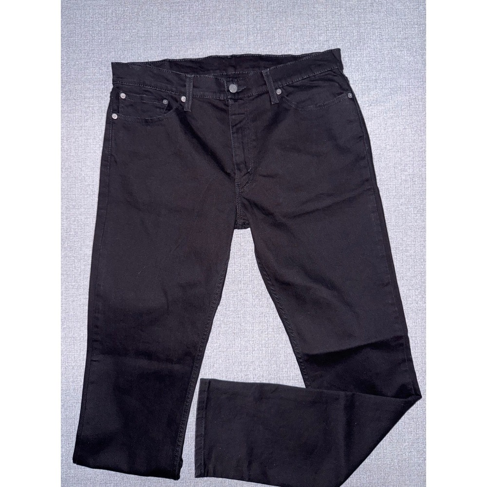 Levi's 511 Slim Fit Black Jeans Mens 36x34 Denim Pants Excellent